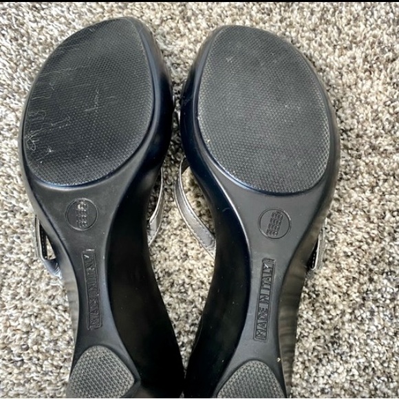 Silver Wedge Heel with a little sparkle -Size 9 - Picture 7 of 10